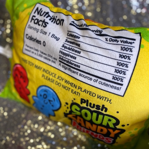 Sour candy plush pillow - Picture 5 of 12